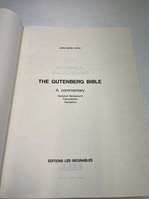 Lot 371 - THE GUTENBERG BIBLE. 'A Commentary, Historical...