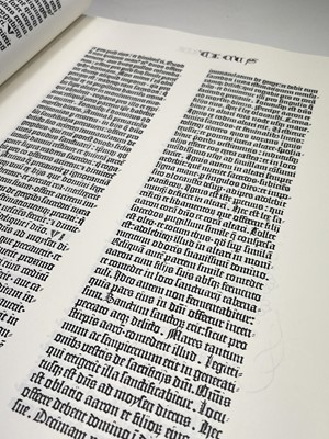 Lot 371 - THE GUTENBERG BIBLE. 'A Commentary, Historical...