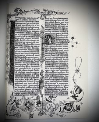 Lot 371 - THE GUTENBERG BIBLE. 'A Commentary, Historical...