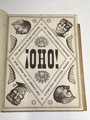 Lot 174 - REX WHISTLER ILLUSTRATIONS. '!Oho!. Written by...