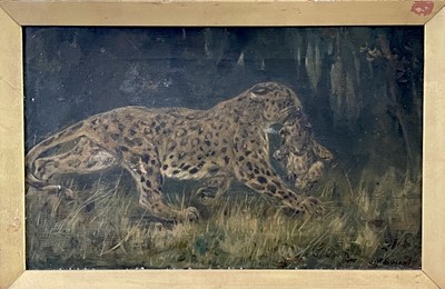 Lot 1426 - John Macallan SWAN (1847-1910) Leopard with...