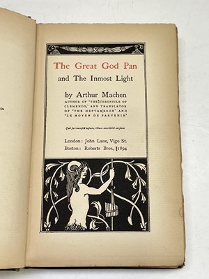 Lot 317 - ARTHUR MACHEN. 'The Great God Pan and the...