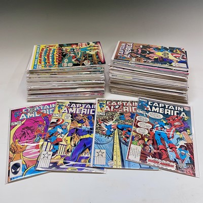 Lot 323 - COMICS. Sixty-seven issues of 'Captain America,...