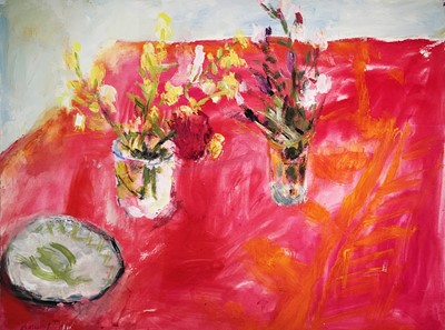 Lot 132 - Alice MUMFORD (1965), Flowers And Bowl On A...