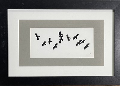 Lot 1056 - Darren REES (1961) Choughs Country Life Ink...