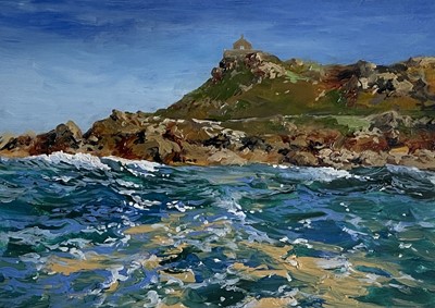 Lot 371 - Jenny SHAW-BROWNE (XX-XXI) Porthmeor Seas Oil...