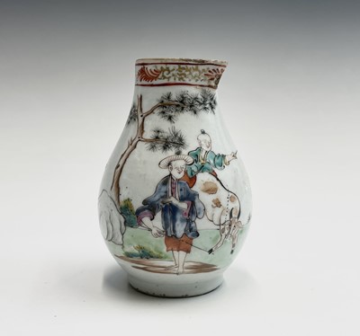 Lot 72 - Three Chinese porcelain jugs, 18th century,...