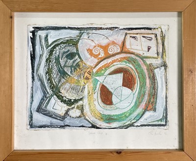 Lot 177 - Mike HINDLE (1966) Space Ship Mixed media...