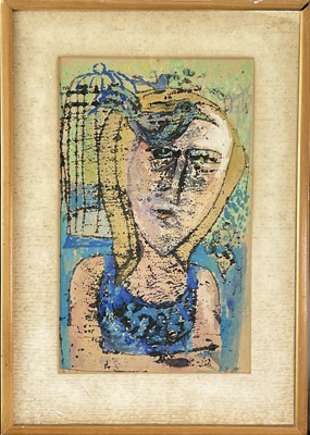 Lot 189 - Jane FURNESS (1931) (Two works) Girl with Bird...