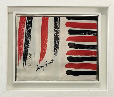 Lot 349 - Terry FROST (1915-2003) Framed Silk Scarf,...