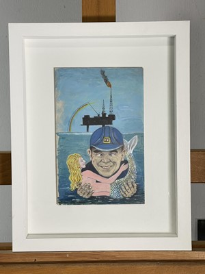 Lot 301 - Jack PENDER (1918-1998) The Oil Rig and the...