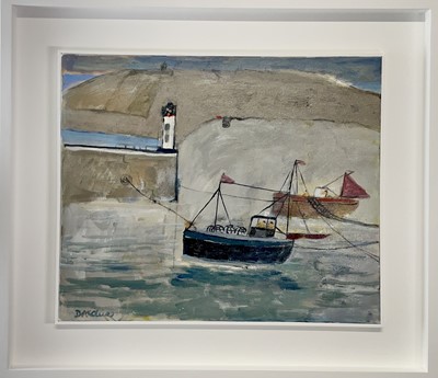 Lot 172 - Daphne McCLURE (1930) Returning Trawlers Oil...