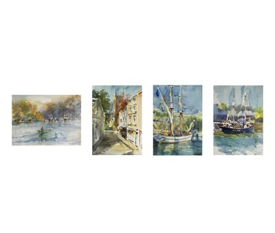Lot 246 - Robin LEONARD (1960) Four Watercolours...
