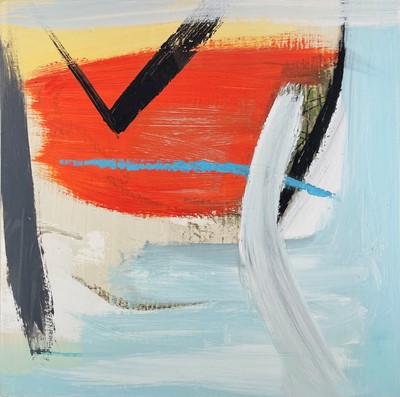 Lot 281 - Matthew LANYON (1951) Storm 111 Oil on board...