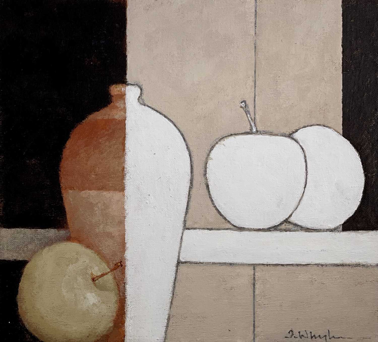 Lot 61 - Terry WHYBROW (1932-2020) Apples and Long Pot...