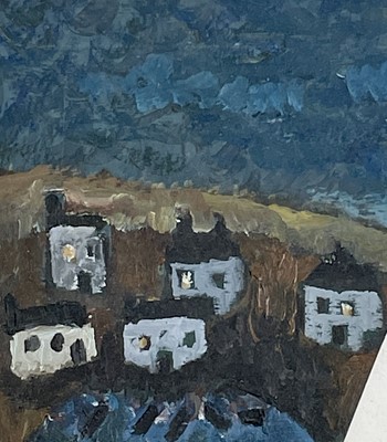 Lot 200 - Heather BRAY (XX-XXI) Houses on the Hill Oil...
