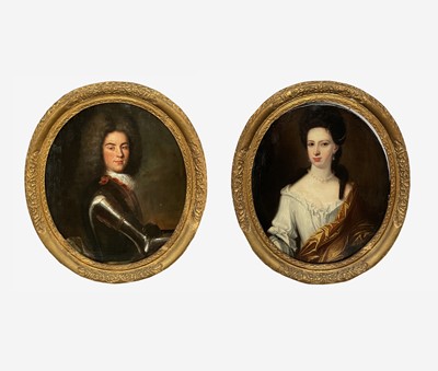 Lot 1157 - Follower of Godfrey KNELLER (1646-1723)   Two...