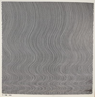 Lot 1132 - Bridget RILEY (1931) Fold-out lithograph...