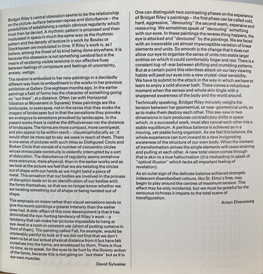Lot 1132 - Bridget RILEY (1931) Fold-out lithograph...