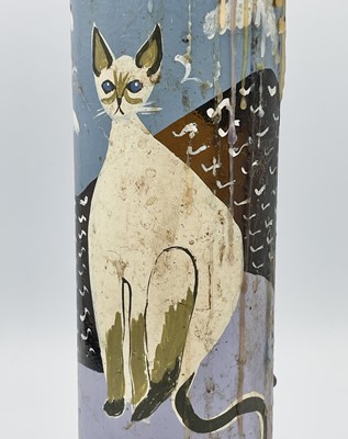 Lot 1016 - PONKLE (1934-2012) Two painted bottles showing...