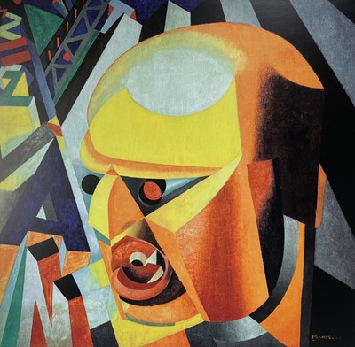 Lot 1214 - After Enrico PRAMPOLINI (1894-1956) Portrait...