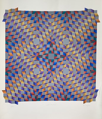 Lot 1110 - Circle of Victor VASARELY (1906-1997) Quatre...