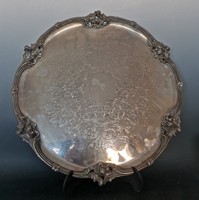 Lot 20 - A magnificent salver of exceptional quality,...