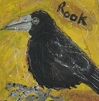 Lot 346 - Julian CHRISTOPHERS (1964) Rook Oil on board...