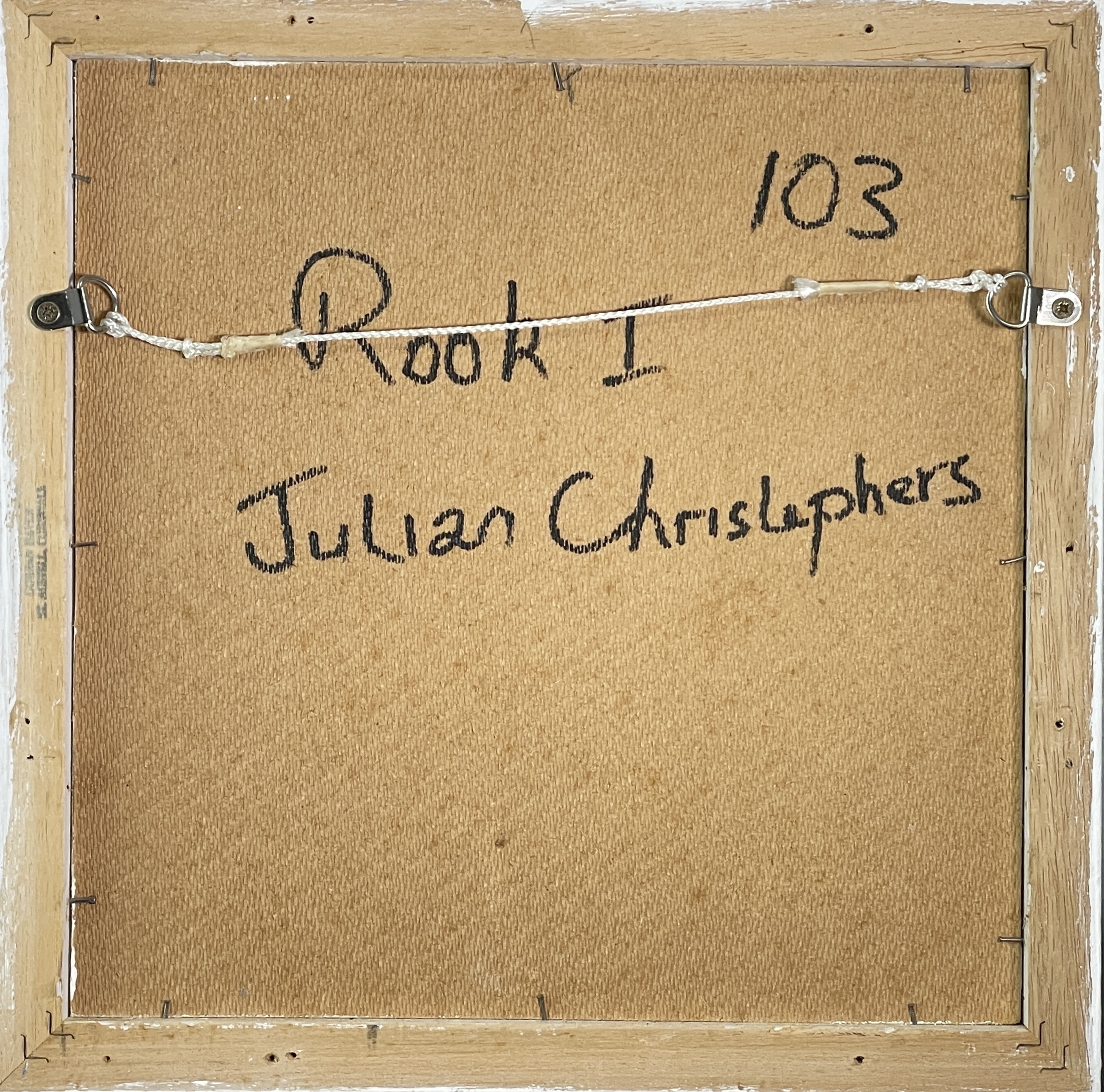 Julian Rook Lot 346 - Julian CHRISTOPHERS (1964) Rook Oil on board