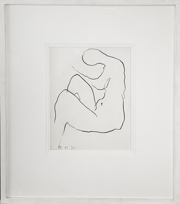 Lot 12 - Roger HILTON (1911-1975) Untitled Nude Mixed...