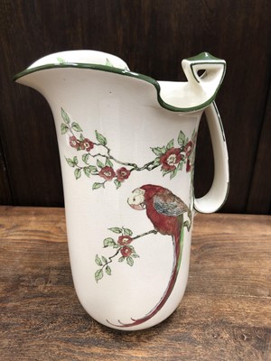 Lot 23 - A large Royal Doulton ceramic jug decorated...