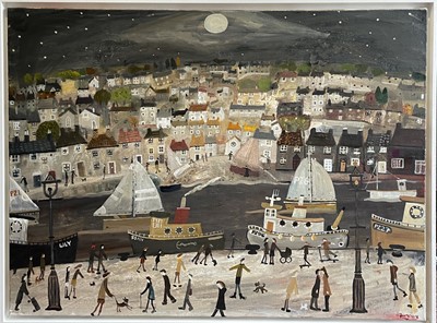 Lot 48 - Alan FURNEAUX (1953) Moonlight Walk, St Ives...