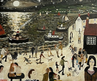 Lot 302 - Alan FURNEAUX (1953) Newlyn View Oil on canvas...