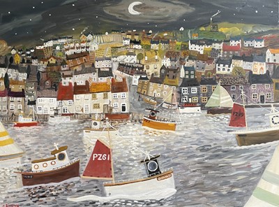 Lot 305 - Alan FURNEAUX (1953) Falmouth Crescent Moon...