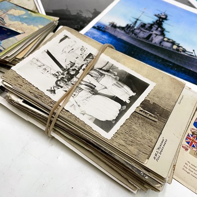 Lot 903 - HMS Renown, Naval Photographs, Postcards and...