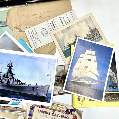 Lot 903 - HMS Renown, Naval Photographs, Postcards and...