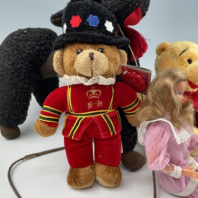 Lot 624 - Merrythought Black Poodle and Soft Toys and...