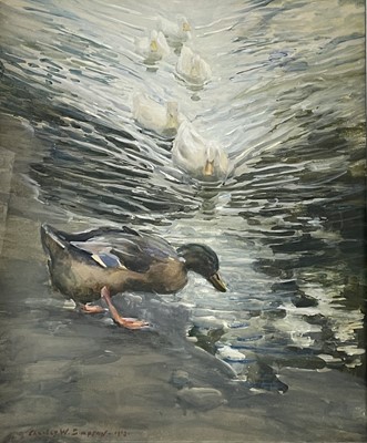 Lot 240 - Charles Walter SIMPSON (1885-1971) Ducks...