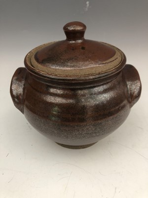 Lot 47 - A studio pottery twin handled tureen and cover,...