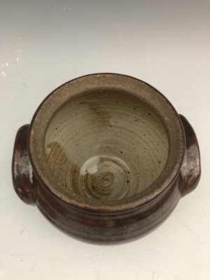 Lot 47 - A studio pottery twin handled tureen and cover,...