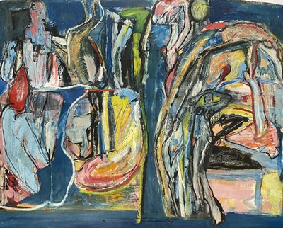 Lot 363 - Nan FRANKEL (XX-XXI) Untitled abstract Mixed...