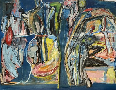 Lot 363 - Nan FRANKEL (XX-XXI) Untitled abstract Mixed...