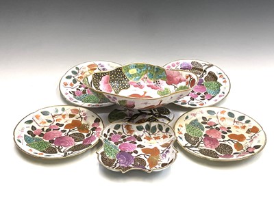 Lot 905 - A Spode canted square dessert dish, early 19th...