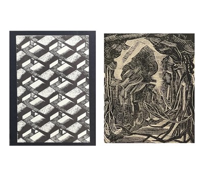 Lot 1152 - Paul NASH (1889-1946) Abstract Woodcut...