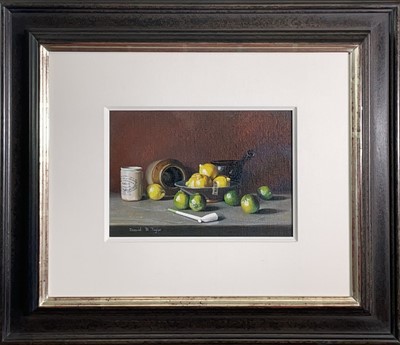 Lot 1156 - David B TAYLOR Still lives A pair Acrylic Each...