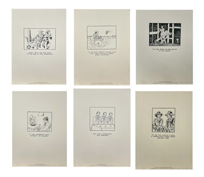 Lot 1057 - Glen BAXTER (1944) Six lithographs Each signed,...