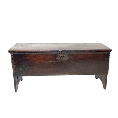 Lot 178 - A West Country oak coffer, early 17th century,...