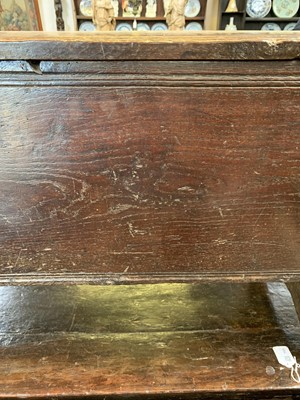 Lot 178 - A West Country oak coffer, early 17th century,...