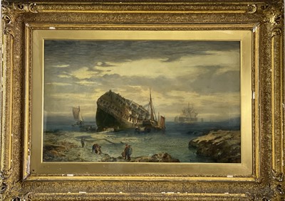 Lot 176 - Charles Napier HEMY (1841-1917) When Storms...