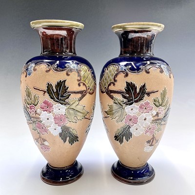 Lot 923 - A pair of Doulton Lambeth Slater's patent...